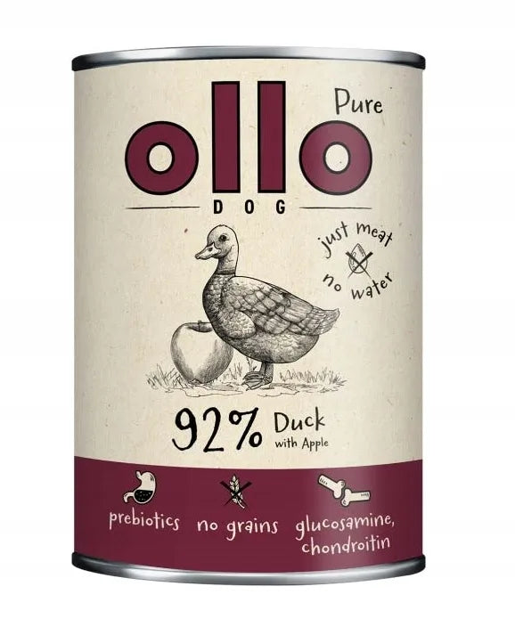 Ollo Pure Kaczka z Jabłkiem 400g