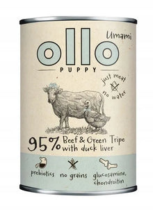 Ollo Umami Puppy Beef & Green Tripe 400g