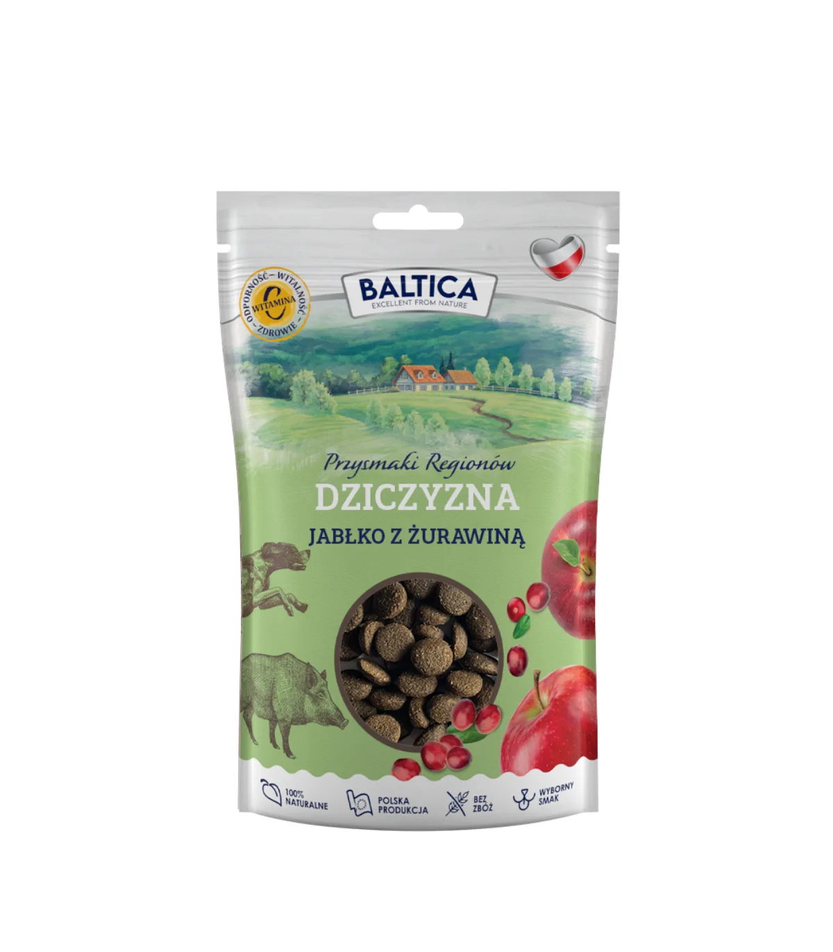BALTICA PRZYSMAKI REGIONÓW Dziczyzna z jabłkiem 100g