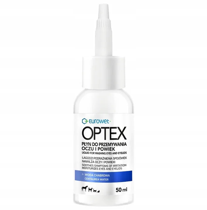 Eurowet Optex 50ml Płyn do przemywania oczu i powiek