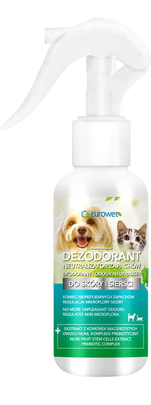 EUROWET Dezodorant 100ml dla psów i kotów