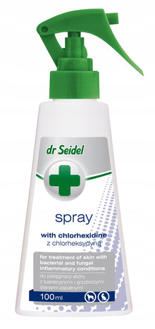 Dr Seidel Spray z Chlorheksydyną do Skóry ze Stanami Zapalnymi 100 ml