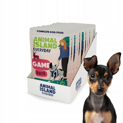 ANIMAL ISLAND Everyday Pasztet z dziczyzny 10x150g dla psów ras małych