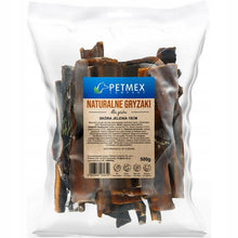 Przysmak Naturalny gryzak dla psa Suszona Skóra Jelenia 15cm Petmex 500g