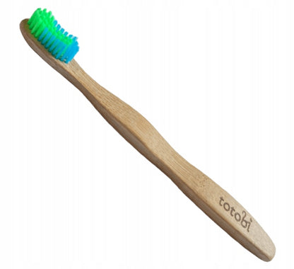 TOTOBI Ekologiczna szczoteczka do zębów dla psa rozmiar L niebiesko-zielona