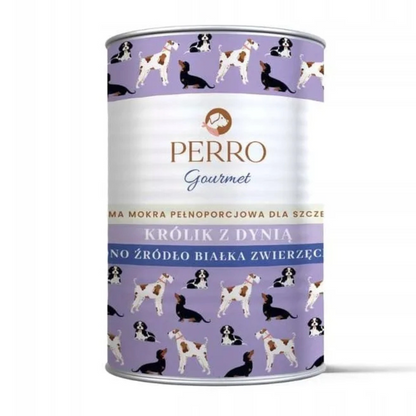 PERRO Królik z dynią szczeniak 400g monobiałkowa karma dla szczeniąt