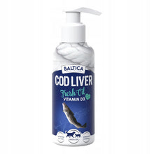 BALTICA Cod Liver Fish Oil Vitamin D3 100ml Olej ULTRA PREMIUM tłoczony z wątroby dzikiego dorsza