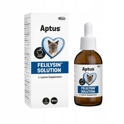 Aptus Felilysin Solution L-lizyna 50ml płyn doustny dla kota
