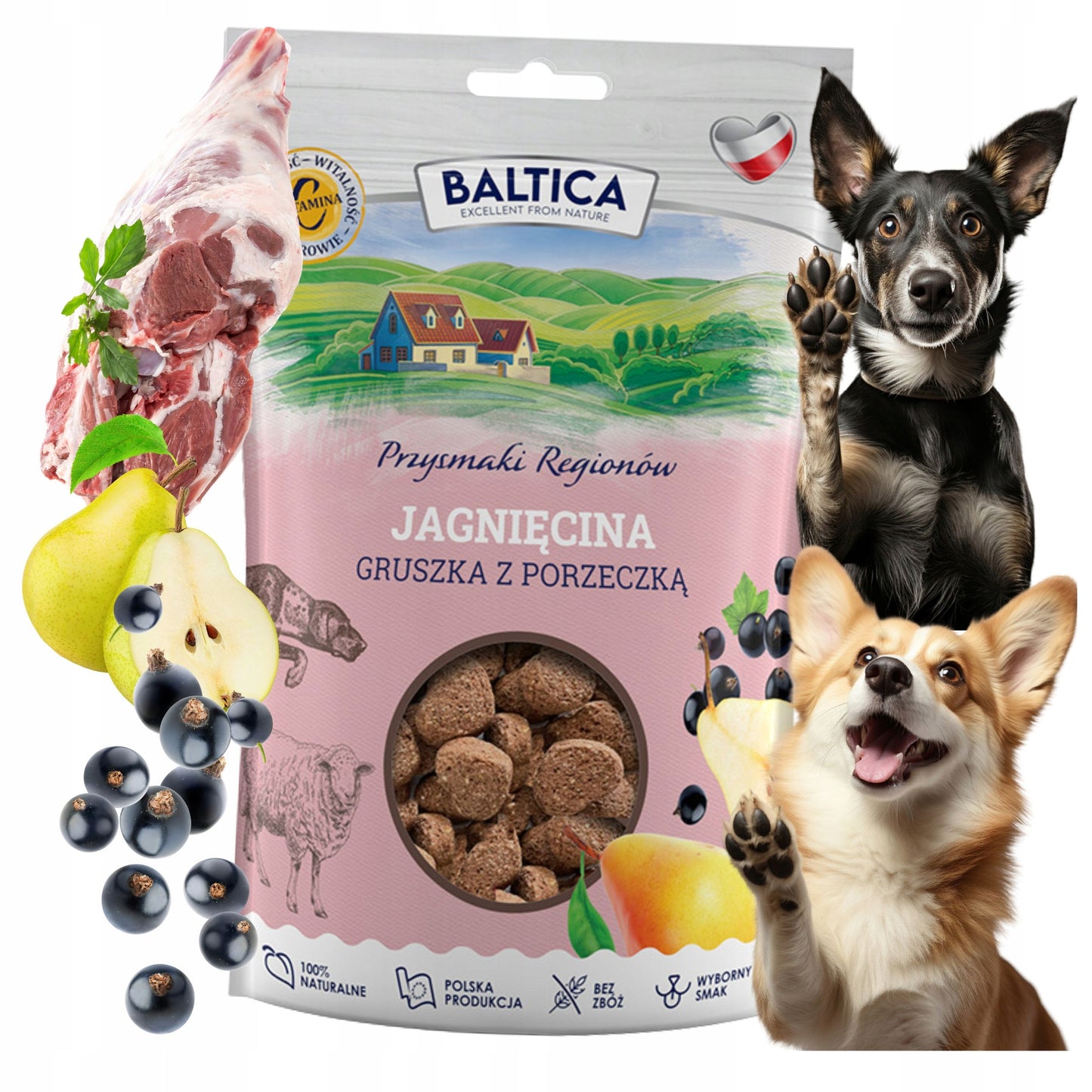 BALTICA PRZYSMAKI REGIONÓW Jagnięcina z gruszką 100g