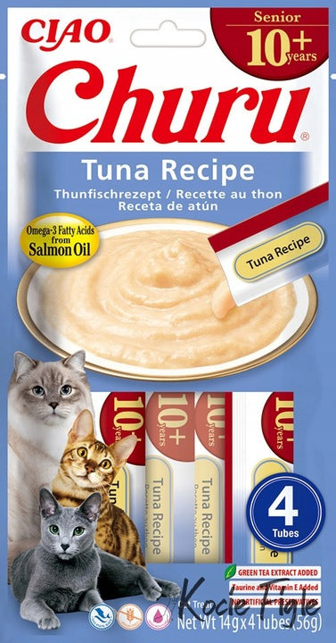 INABA CAT CHURU SENIOR CHICKEN 4x14g (56g)