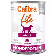 CALIBRA Dog Life Adult Dzik z żurawiną 400g