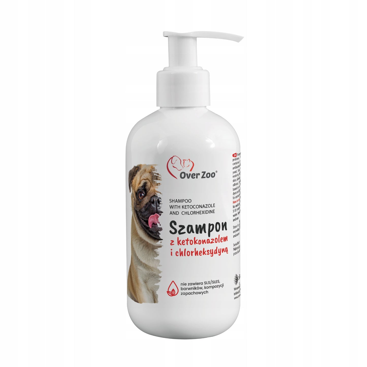 Over Zoo Szampon ketokonazol chlorheksydyna 250ml