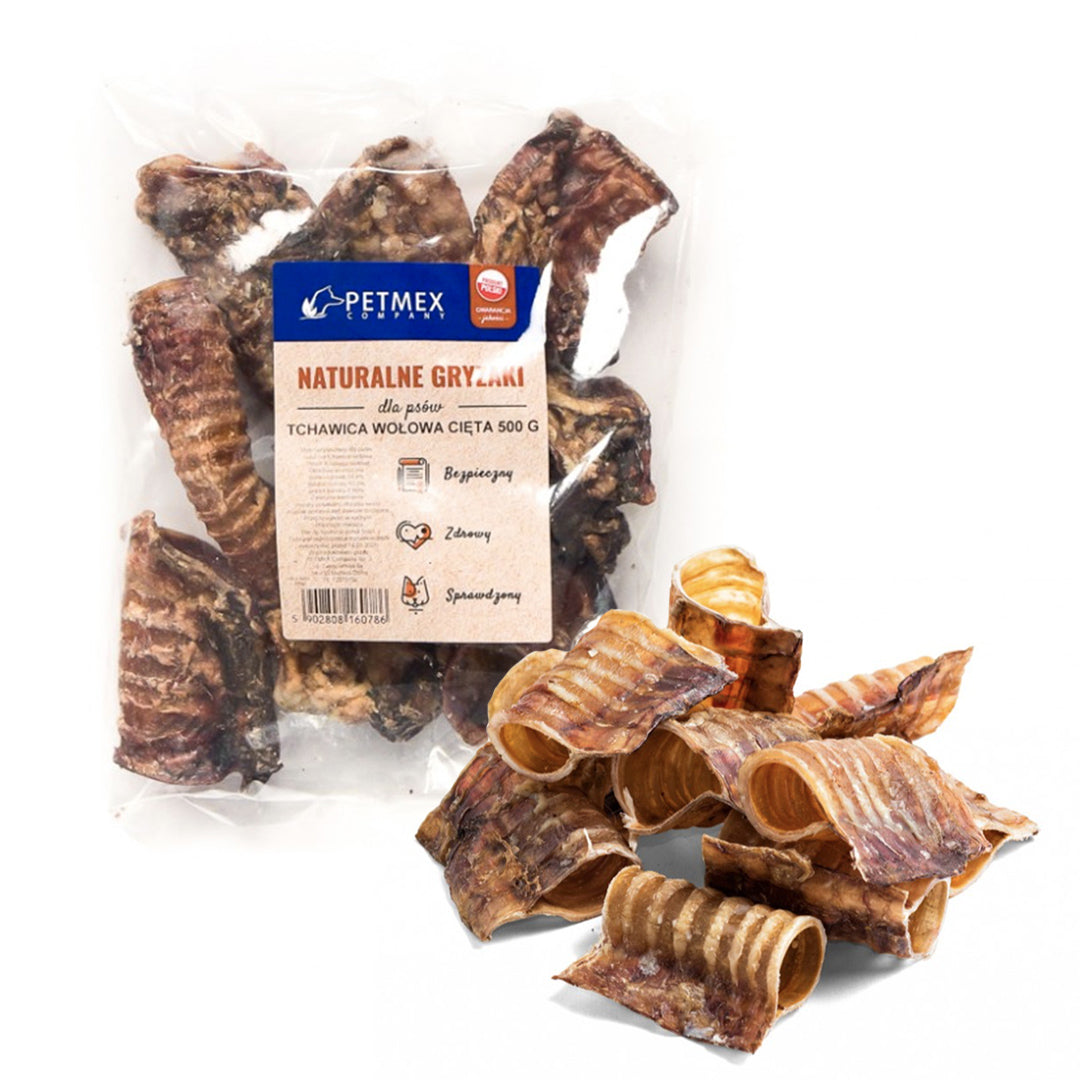 Petmex Tchawica Wołowa Cięta Gryzak Naturalny 500G