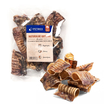 Petmex Tchawica Wołowa Cięta Gryzak Naturalny 500G
