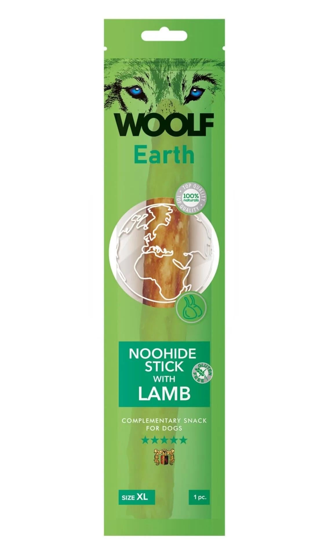 WOOLF Earth Jagnięcinz XL 85g przysmak dla psa