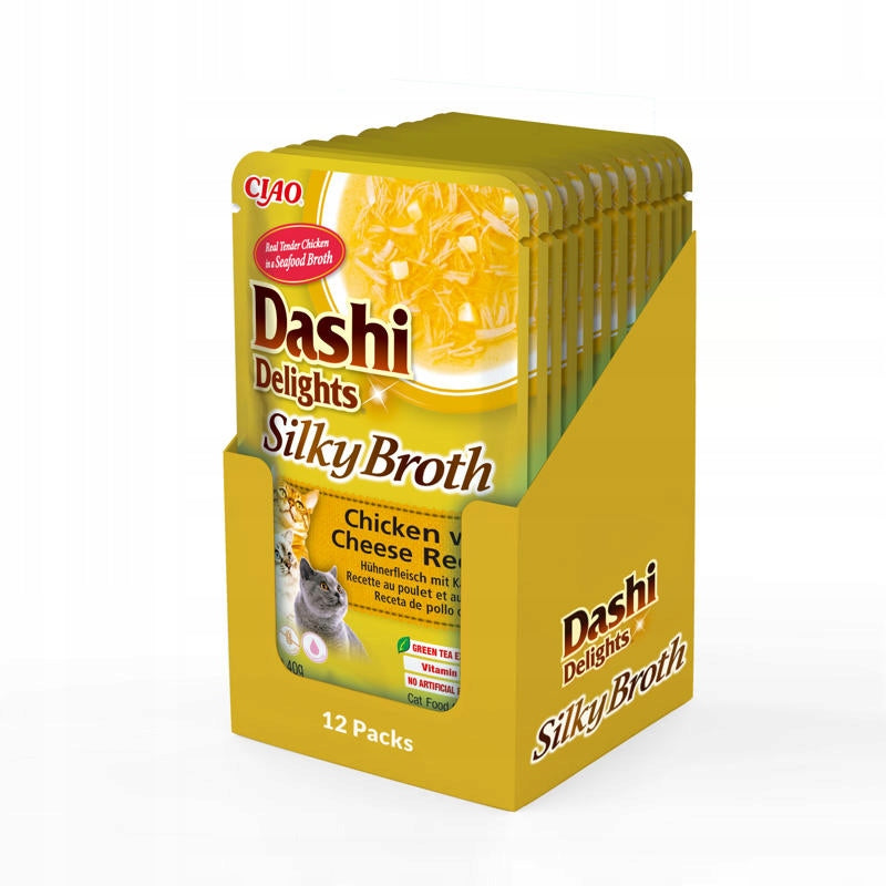 INABA CAT Dashi Delights Silky Chicken Cheese 40g