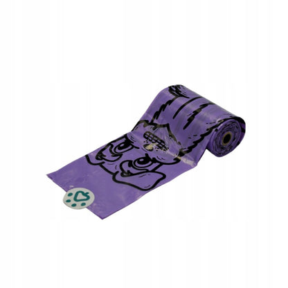 Fiboo Eko Worki na psie odchody - 8pak – fioletowy