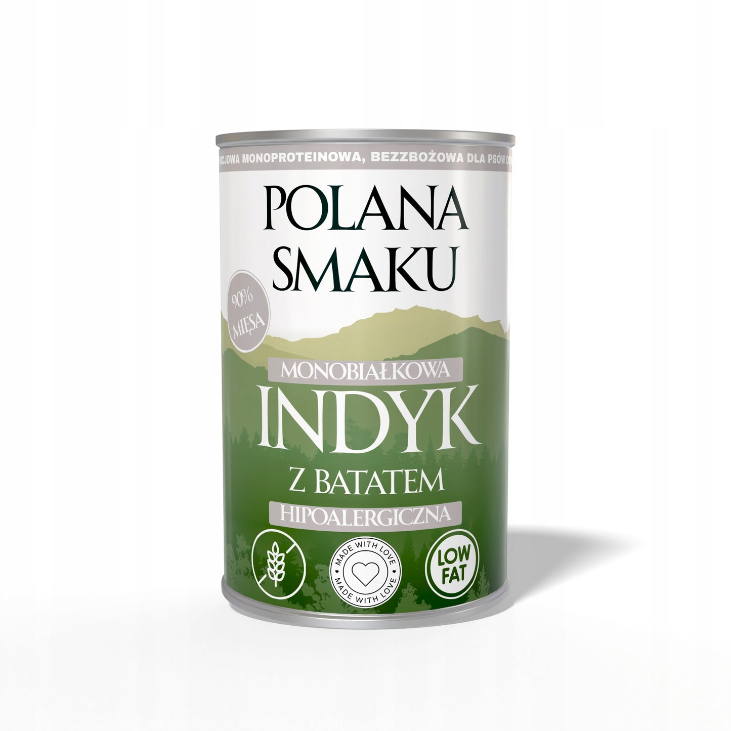 POLANA SMAKU Indyk z Batatem 400g karma mokra monoproteinowa dla psów dorosłych