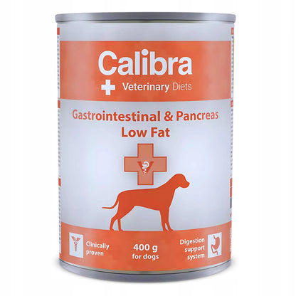 CALIBRA VD Dog Gastrointestinal Low Fat 400g mokra karma dla psów z chorą trzustką
