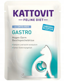 KATTOVIT Gastro kaczka ryż 85g na układ pokarmowy
