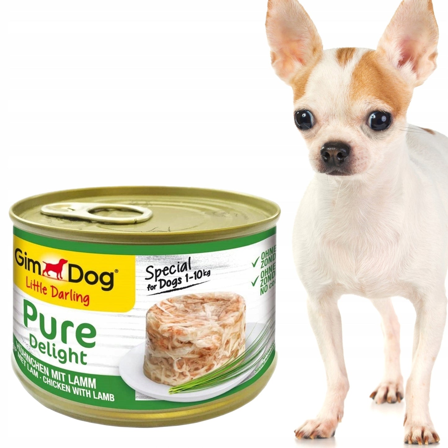 GIMDOG Little Darling Pure Delight kurczak i jagnięcina 150g