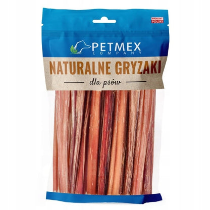 PETMEX Penisy cielęce naturalny gryzak i przysmak dla psa 15cm 20szt