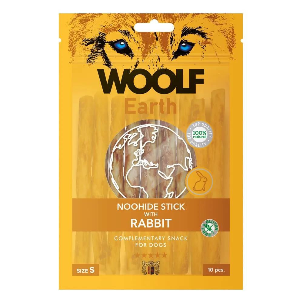 WOOLF Earth Noohide S Stick With Rabbit 90g przysmak dla psa