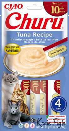INABA CAT CHURU SENIOR TUNA 4x14g (56g)