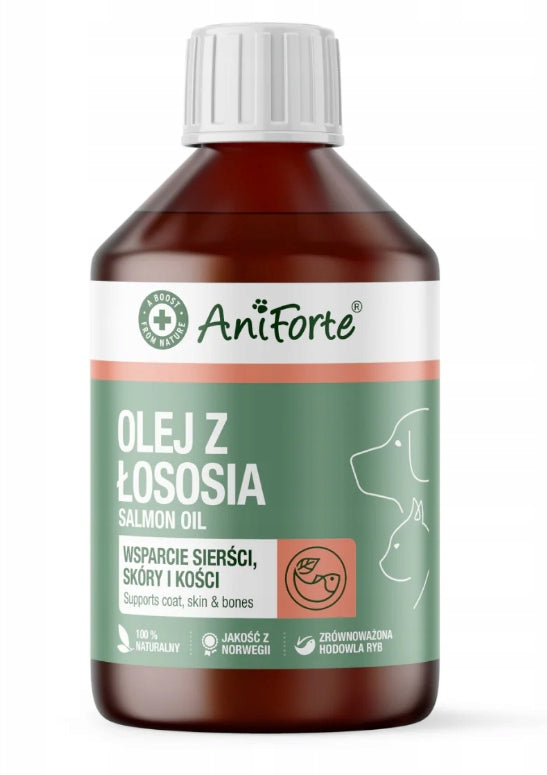 ANIFORTE OLEJ Z ŁOSOSIA WSPARCIE SIERŚCI SKÓRY I KOŚCI 250ml