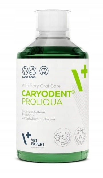 VET EXPERT CARYODENT PROLIQUA 250 ml płyn do higieny jamy ustnej dla psa i kota