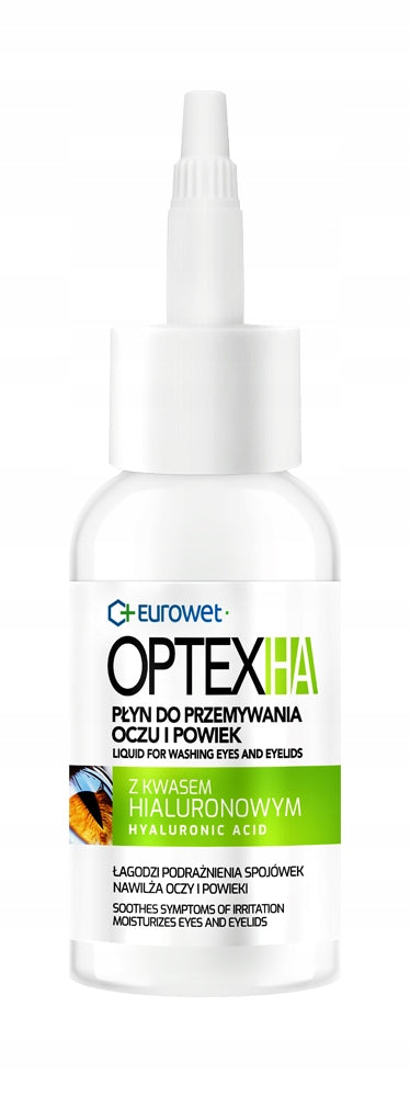 Eurowet Optex HA 50ml Krople do Oczu dla Psa i Kota