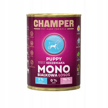 CHAMPER Puppy Monobiałkowa Łosoś 400g karma mokra dla szczeniąt