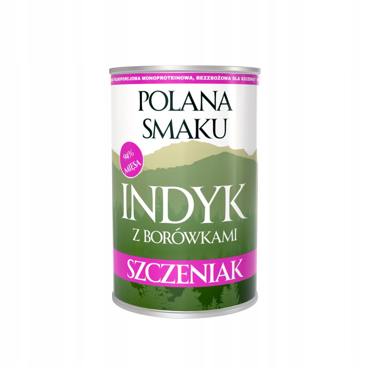POLANA SMAKU Indyk z Borówkami 400g karma mokra monoproteinowa dla szczeniąt