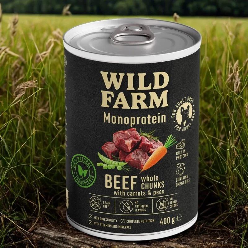 Wild Farm Monoprotein Dog Beef 400g