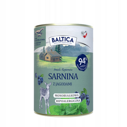 BALTICA Sarnina z jeżyną 400g karma mokra bezzbożowa
