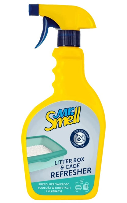 MR. SMELL Litter box & Ccage Refresher 500ml odświeżacz do klatki i kuwety