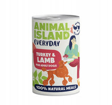 ANIMAL ISLAND Everyday Indyk z Jagnięciną 400g bezzbożowa karma human grade