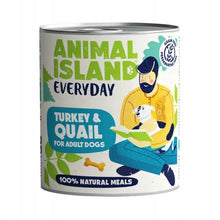 Animal Island Mokra Karma Everyday Dla Psa Indyk z Przepiórką 800 g