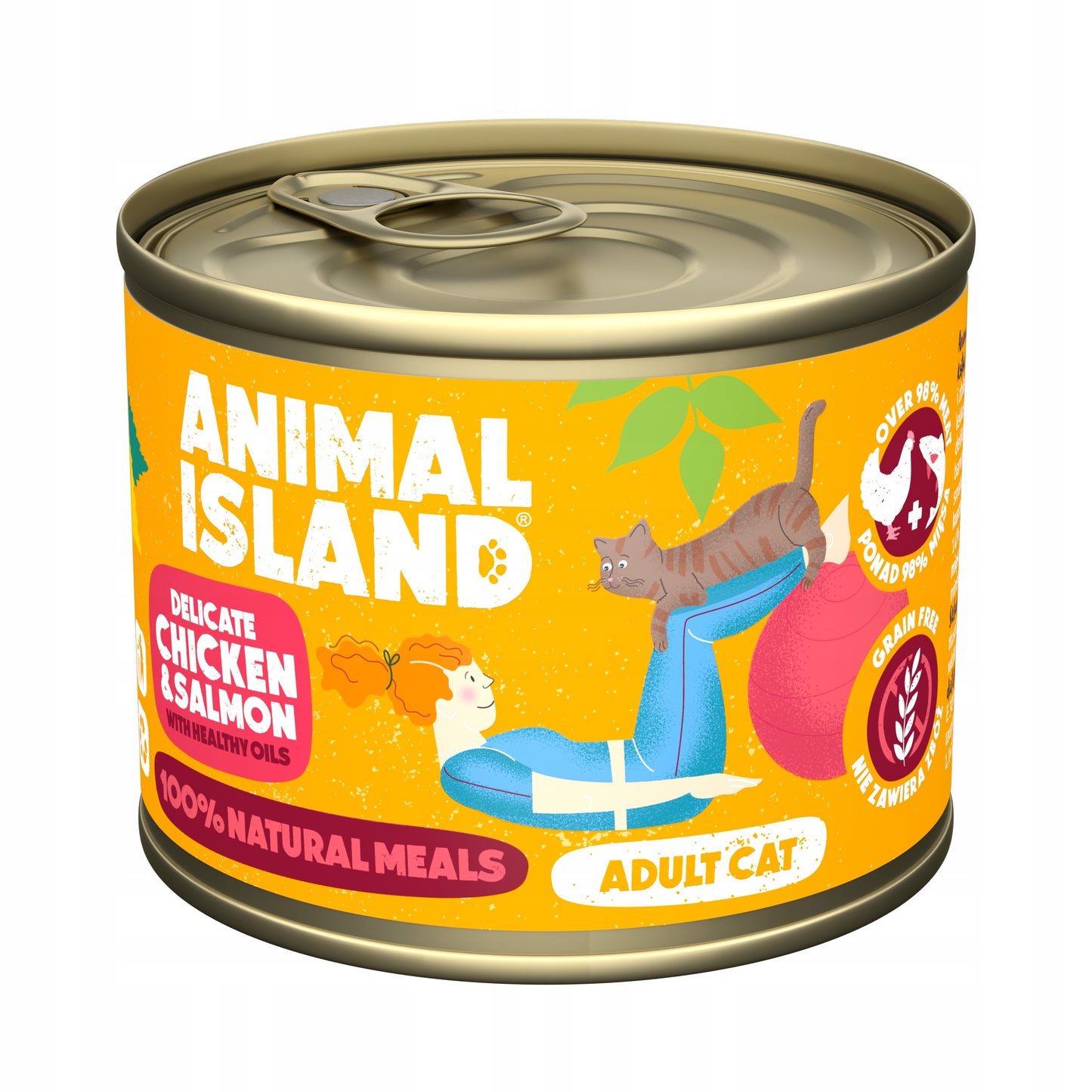 Animal Island Mokra Karma Dla Kota Kurczak z Łososiem 200 g