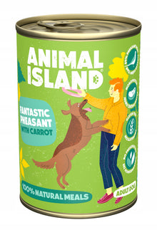 Animal Island Mokra Karma Dla Psa Bażant z Marchewką 400 g