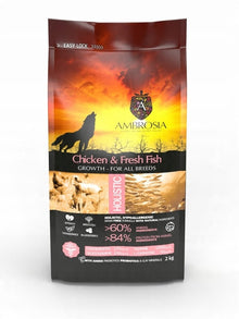 Ambrosia Puppy All Breeds Kurczak Świeża Ryba Szczeniaki 2kg