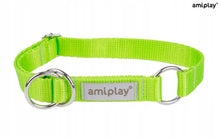 Amiplay Obroża półzaciskowa Samba L Zielony