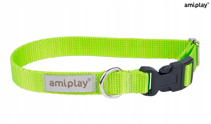 Amiplay Obroża regulowana Samba XL Zielony