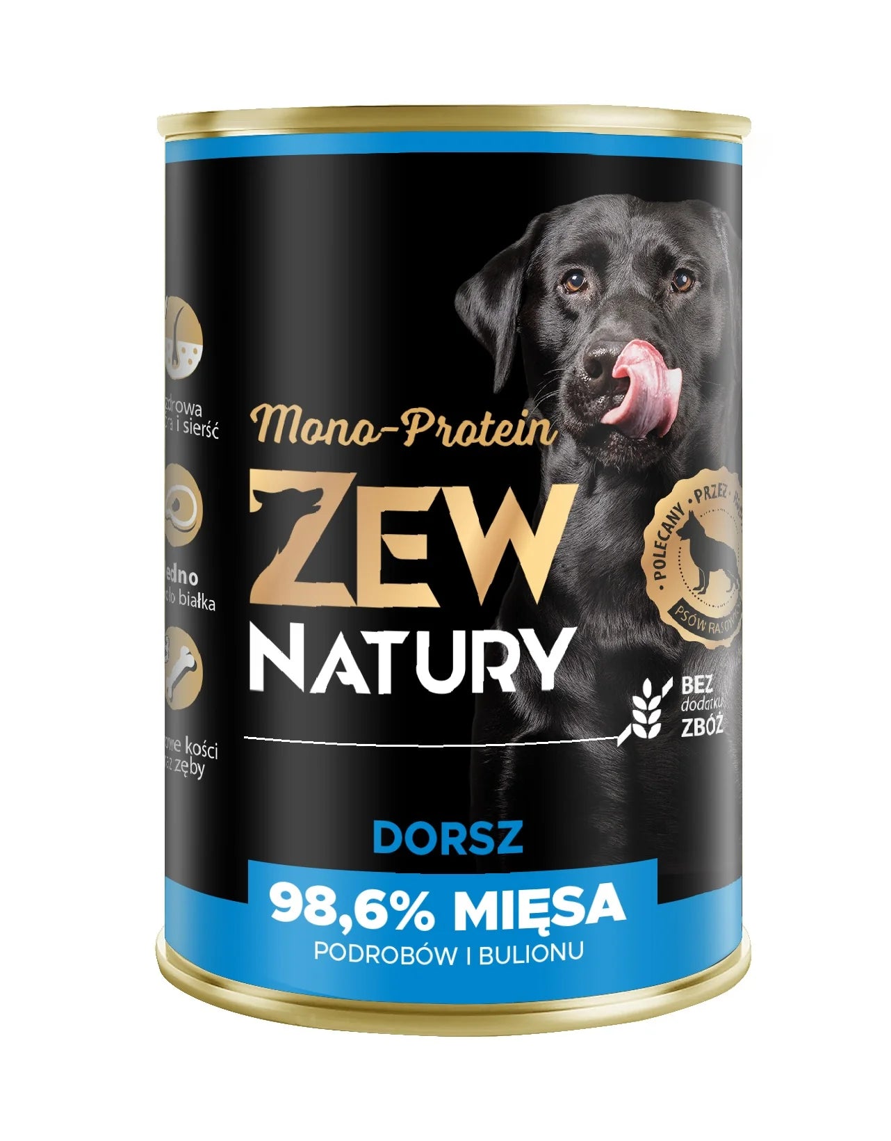 Zew Natury Mono Protein Dorsz 400g karma mokra dla psów dorosłych