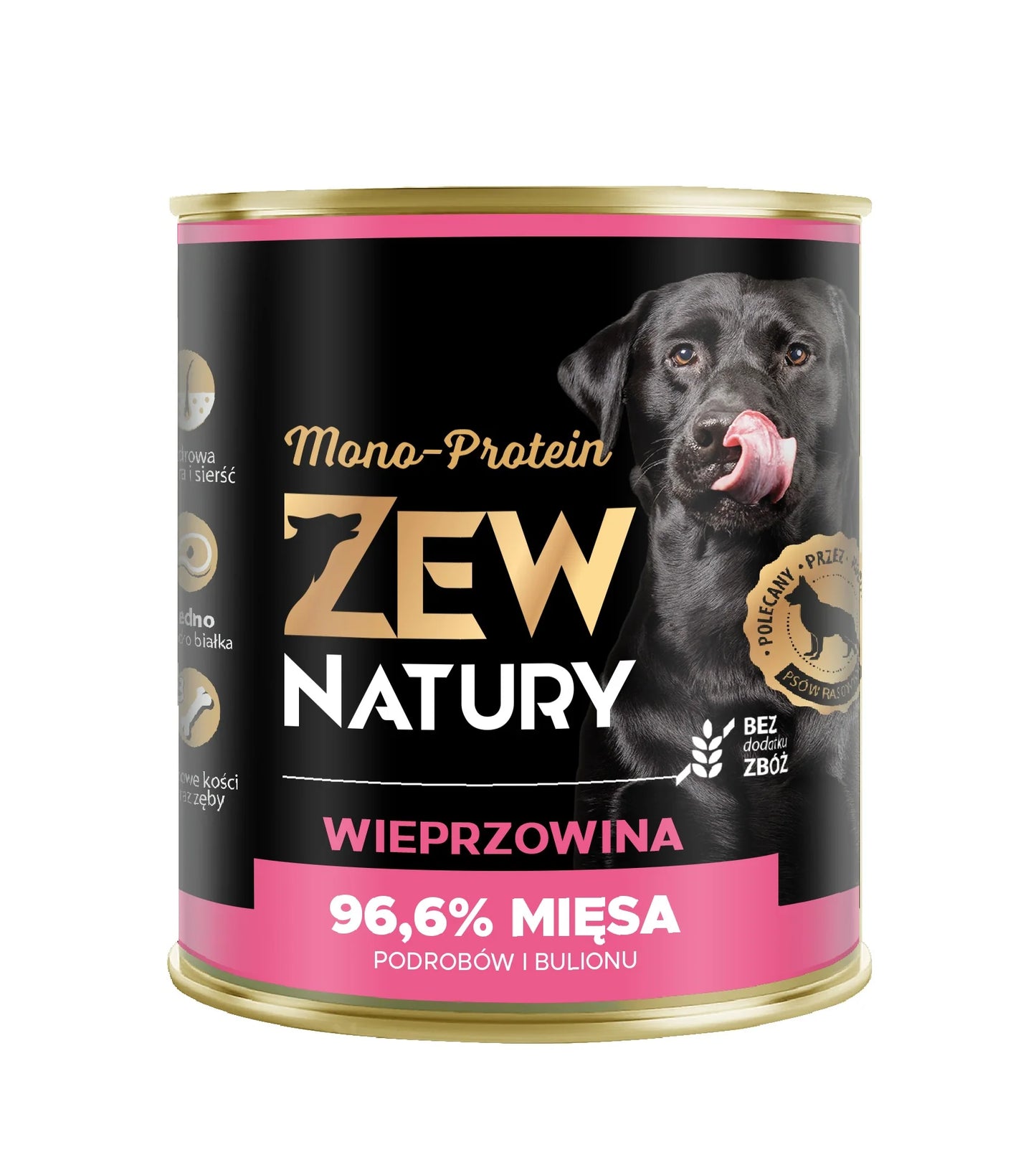 Zew Natury Mono Protein Wieprzowina 800g karma mokra dla psów dorosłych