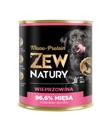 Zew Natury Mono Protein Wieprzowina 800g karma mokra dla psów dorosłych