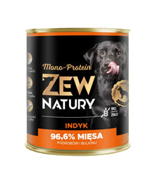 Zew Natury Mono Protein Indyk 800g karma mokra dla psów dorosłych