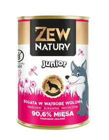 Zew Natury JUNIOR bogata w wątrobę wołową 400g