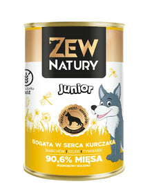 Zew Natury JUNIOR bogata w serca kurczaka 400g