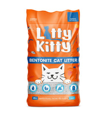 Litty Kitty Żwirek Bentonitowy Naturalny dla kota 25 litrów bezzapachowy